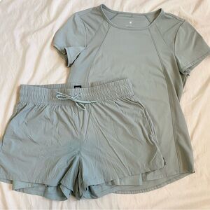 Spyder Athletic Shirt and Shorts Matching Set